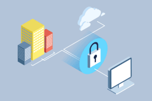 data-backup-and-replication-concept Data replication and backup isometric concept illustration
