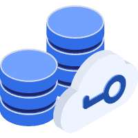 An illustration of a database and a cloud.