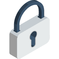 An icon of a lock.