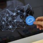 Designer Working on Cloud Service App